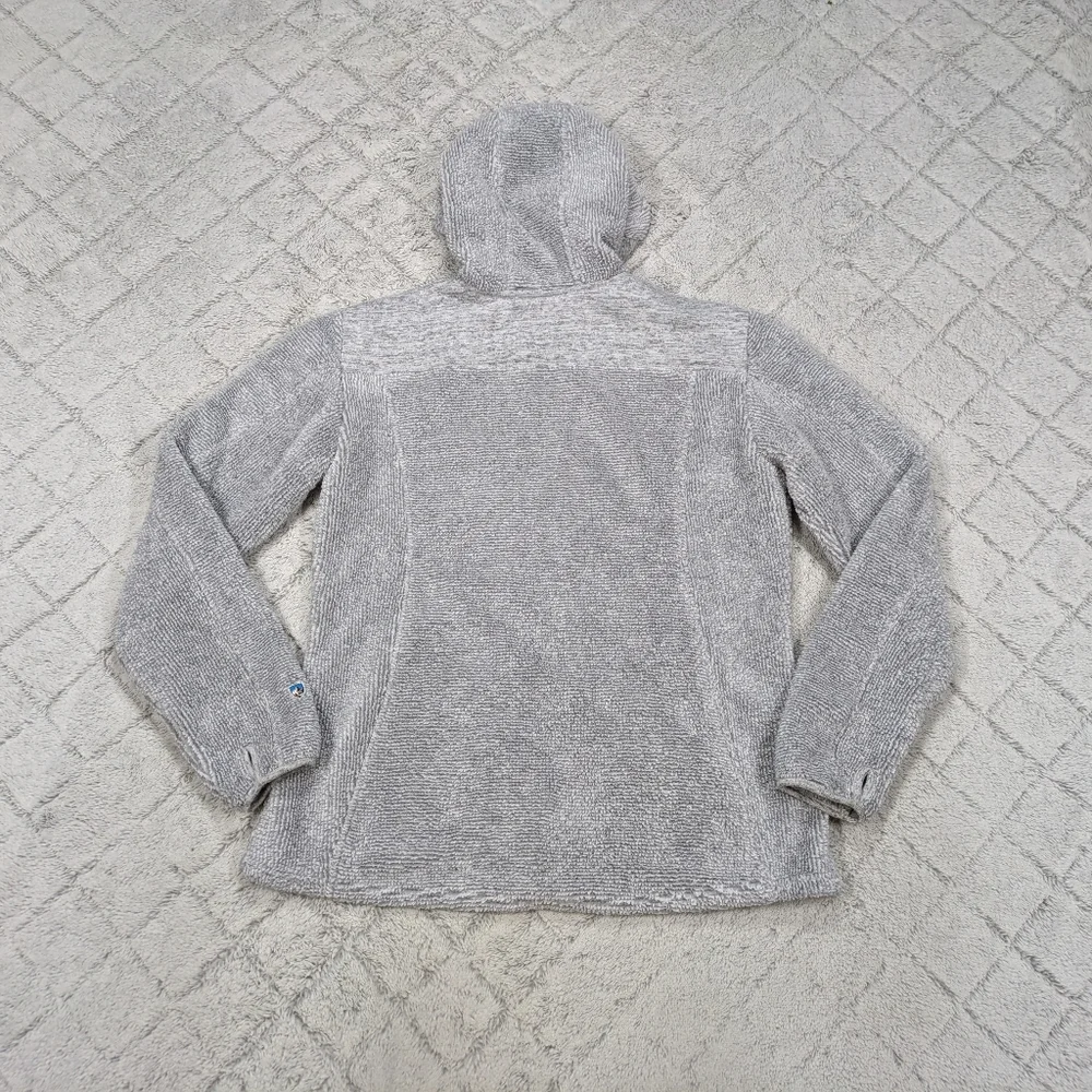 Kuhl Jacket Women's XL Gray Ash Alto Hoody Sherpa Fleece Full Zip Coat Outdoor - Picture 8 of 9
